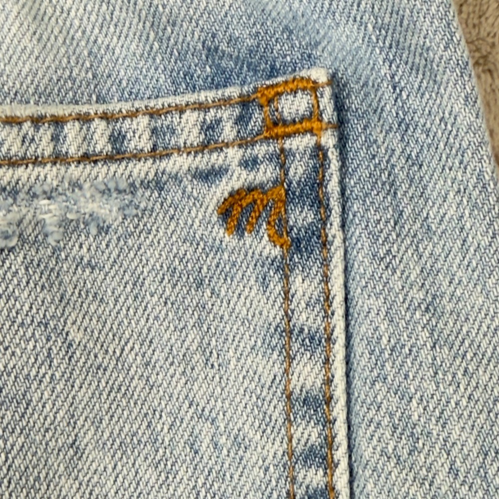 Madewell The Perfect Summer Jean Light Wash High Rise Straight Leg C2819 Size 28 - Picture 9 of 11